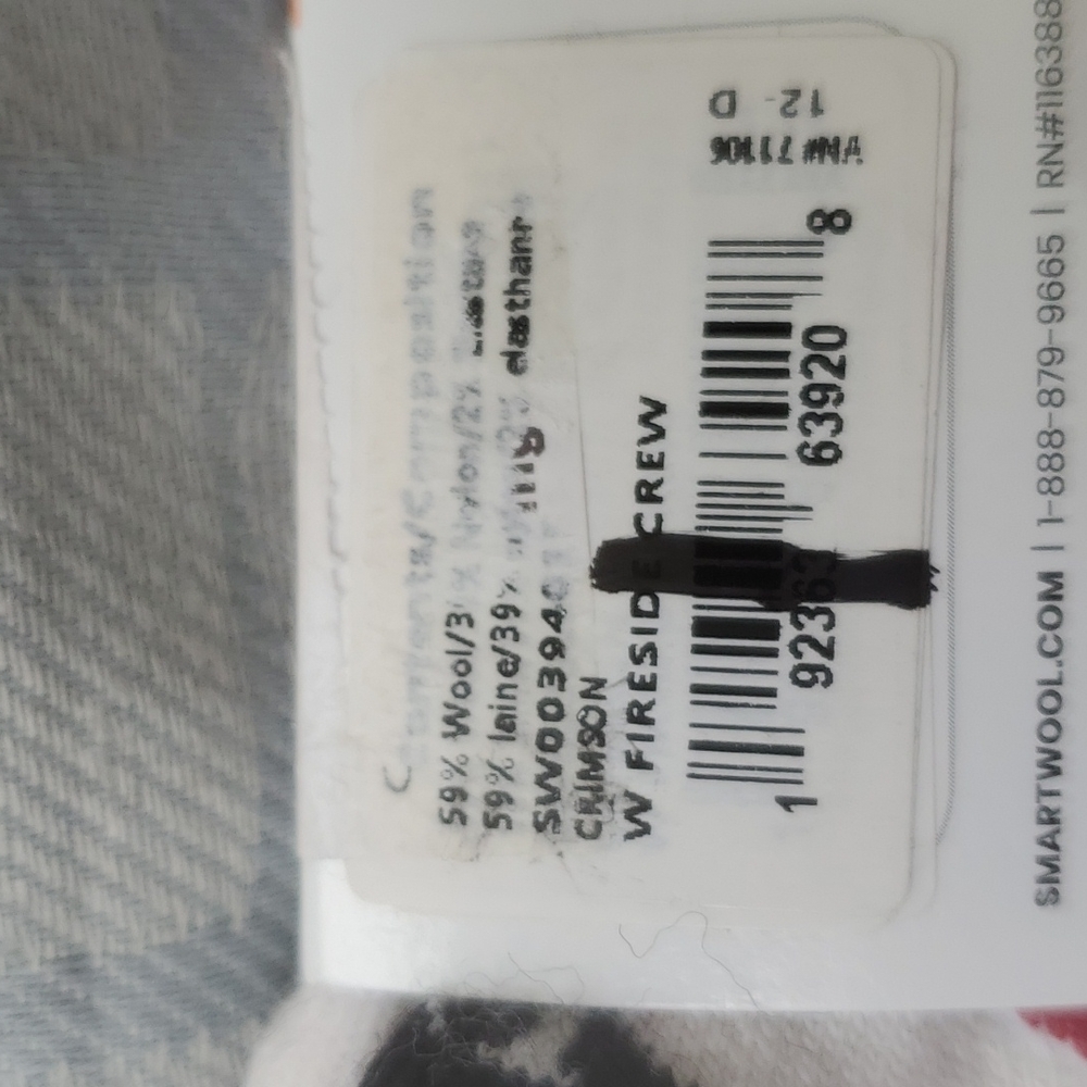 SMARTWOOL WOMENS CREW SOCKS,Set Of 2 - Picture 5 of 5